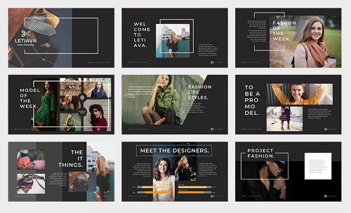Letiava — шаблон для презентаций в Google Slides