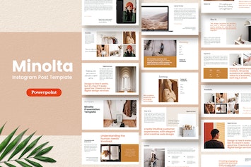 Minolta — шаблон презентации PowerPoint для стильной и профессиональной подачи