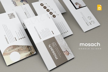 Mosach — универсальный шаблон Google Slides для стильных бизнес-презентаций