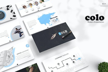 Colo — стильный шаблон для бизнес-презентаций в Keynote