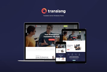 Тема Translang для переводческих агентств и языковых школ