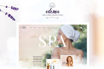 Тема Edema для спа-салонов и оздоровительных центров