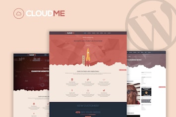 Тема Cloudme для хостинг-сайтов на WordPress