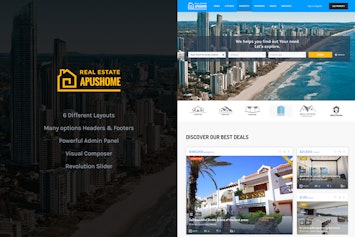 ApusHome — тема WordPress для агентств недвижимости