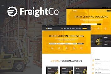 FreightCo — тема для логистических компаний на WordPress