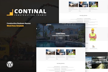 Continal — WordPress-тема для строительного бизнеса