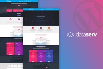 Профессиональная WordPress-тема Dataserv для хостинга