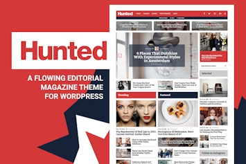 Hunted — идеальная тема WordPress для редакционного блога