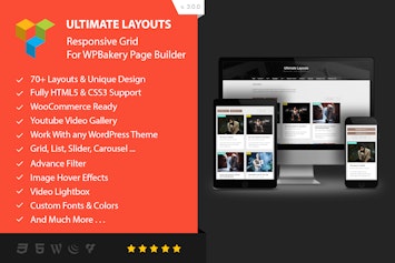 Ultimate Layouts для WPBakery — уникальные макеты и дизайн