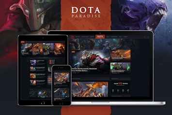 Тема Ludos Paradise для игровых сайтов