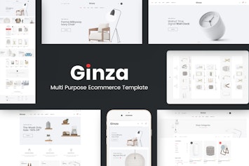 Ginza — стильная тема WordPress для интернет-магазинов мебели