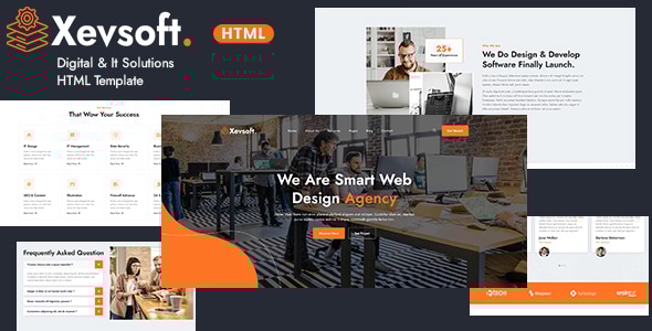 Xevsoft — HTML-архитектура для сайтов IT-индустрии и консалтинга