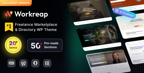 Workreap — WordPress-тема для маркетплейса услуг