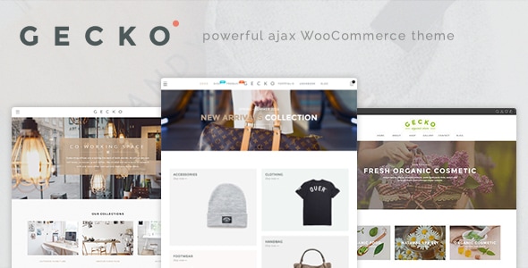 Gecko — мощная Ajax-тема для WooCommerce