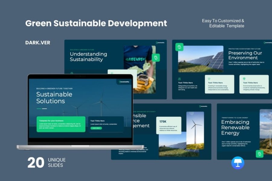 Зелёное устойчивое развитие. Тёмная версия. — Основной доклад.