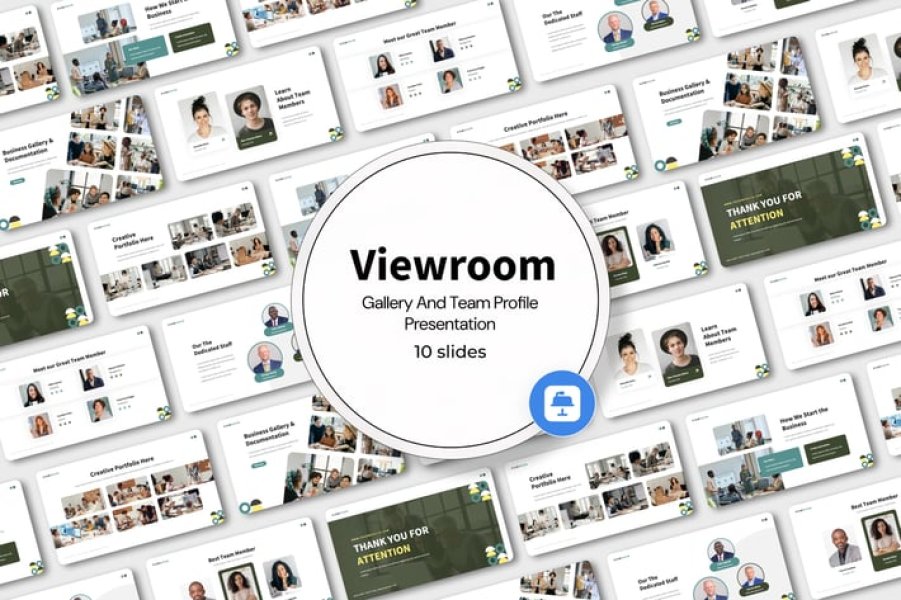 Viewroom - Премиальный Keynote-шаблон для тех, кто продаёт идеи через визуал