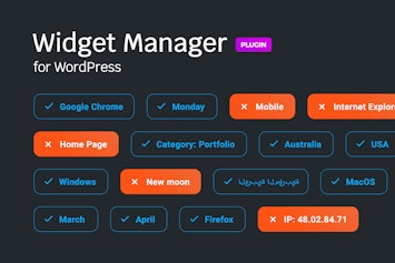 Widget Management System — полный контроль над виджетами WordPress