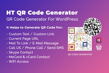 HT QR Code Generator — быстрое создание QR-кодов для WordPress