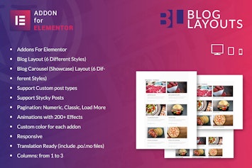 Плагин Blog Layouts для Elementor