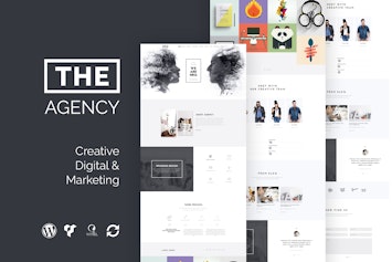 The Agency - креативная одностраничная тема
