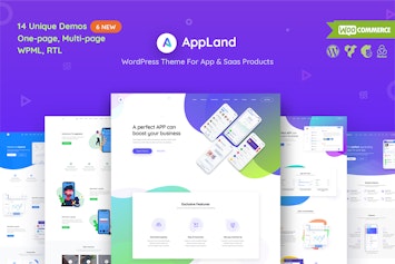 AppLand - Адаптивная тема для приложений и SaaS продуктов