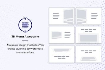 3D меню для WordPress