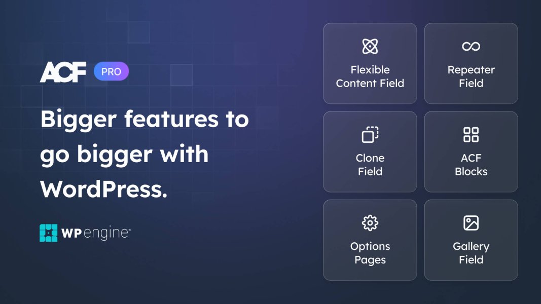 Расширенные настраиваемые поля ACF PRO