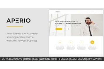 Aperio — универсальный HTML-шаблон для бизнеса