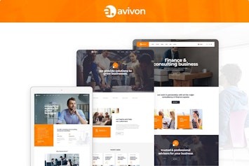 Avivon – шаблон HTML5 для бизнес-консалтинга и финансовых услуг
