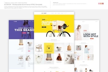 EcoShop — универсальный HTML5-шаблон для создания интернет-магазина