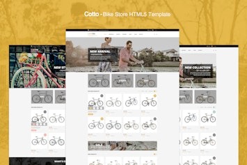 Cotto — шаблон для интернет-магазина велосипедов