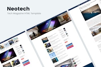 Neotech — HTML-шаблон для технологического онлайн-журнала