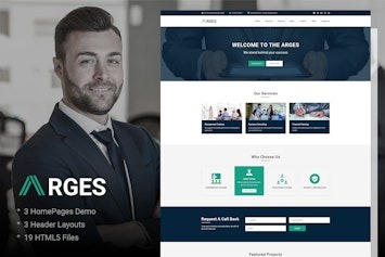 Arges — HTML5-шаблон для корпоративного и бизнес-сайта