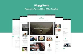 BloggyPress — HTML5 шаблон для персонального блога