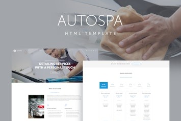 Auto Spa — HTML-шаблон для автомоек и автосервисов
