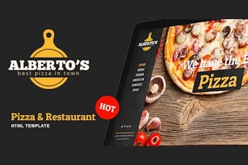 Albertos — HTML-шаблон для ресторанов и пиццерий