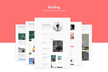 Bizblog — универсальный HTML5-шаблон для персонального блога