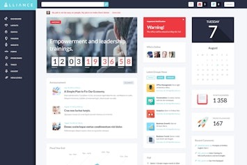 Alliance — HTML-шаблон для интранет и экстренет-систем