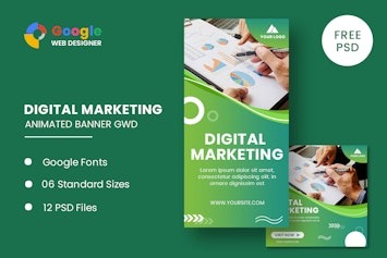 Business Digital Animated Banner GWD — анимированные баннеры для вашего бизнеса