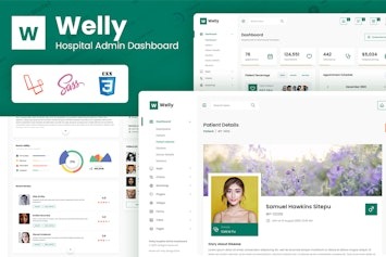 Welly — административная панель для больниц на Laravel 8