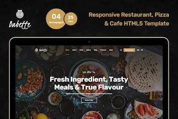 Babette — HTML5-шаблон для ресторанов и кафе