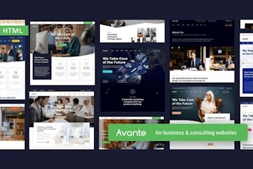 Avante — HTML-шаблон для бизнес сайтов