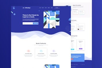 Ebookyo — шаблон лендинга для презентации и продвижения электронных книг