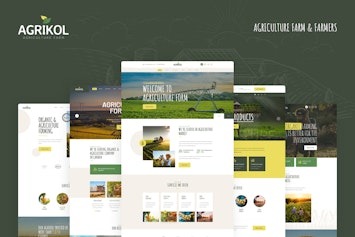 Agrikol — современный шаблон Vue Nuxt для аграрного бизнеса