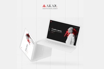 Akar — шаблон для креативного цифрового агентства и стартапа