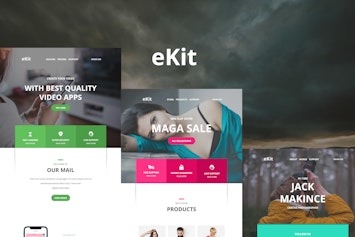 eKit Mail — универсальный набор email-шаблонов с современным дизайном