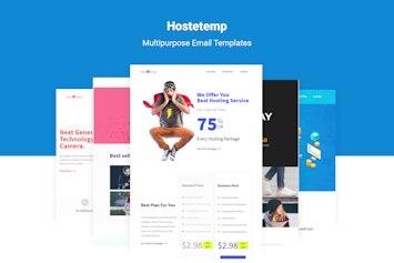 Hostetemp — универсальный шаблон email для технологических бизнесов