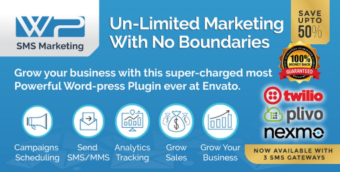 SMS Marketing - SMS маркетинг WordPress