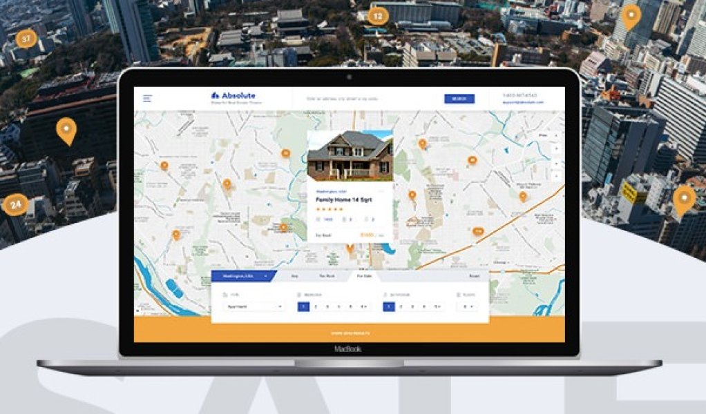 RealtyElite - тема по продаже недвижимости WordPress