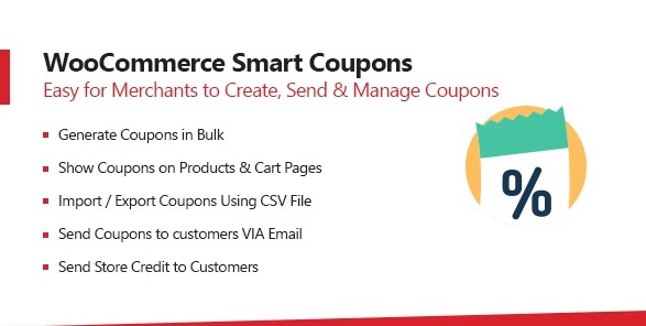 Woocommerce Smart Coupons - расширенный генератор купонов WordPress